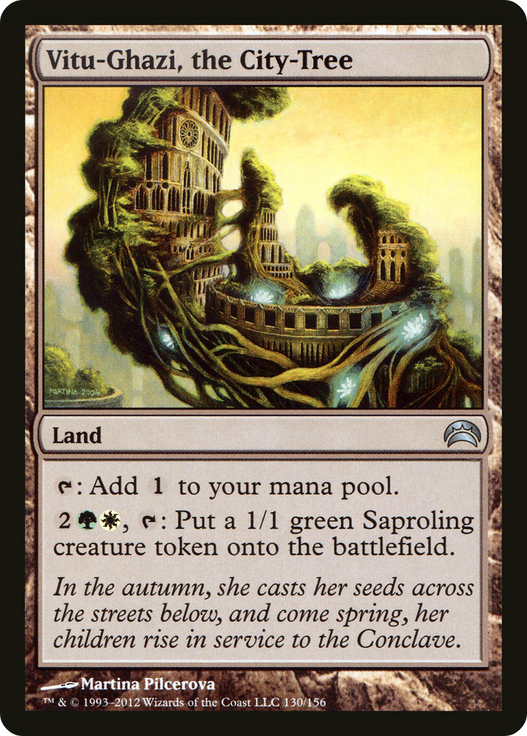 Image of Vitu-Ghazi, the City-Tree (PC2-130) - Planechase 2012 Foil