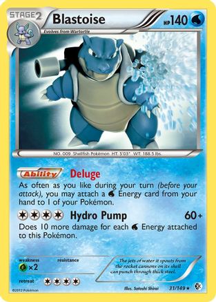 Image of Blastoise 031  Boundaries Crossed - Holo Rare