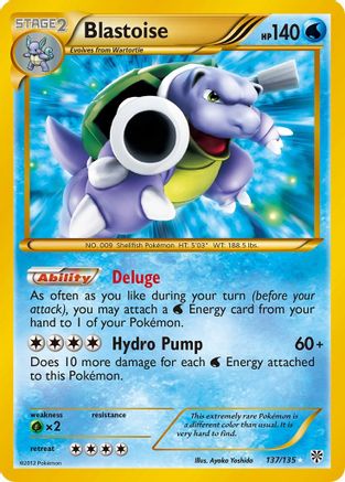 Image of Blastoise 137  - Holofoil Plasma Storm - Secret Rare