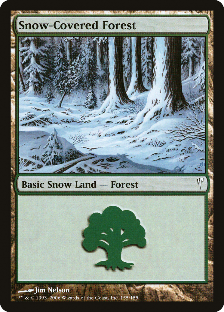 Image of Snow-Covered Forest (CSP-155) - Coldsnap Foil