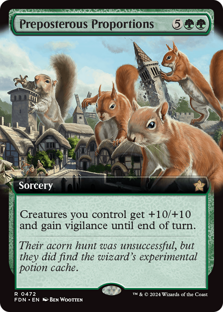 Image of Preposterous Proportions (Extended Art) (FDN-472) - Foundations: (Extended Art) Foil