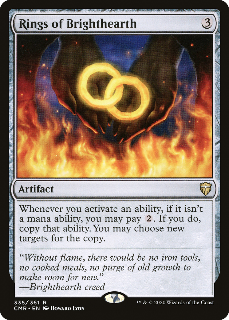 Image of Rings of Brighthearth (CMR-335) - Commander Legends Foil