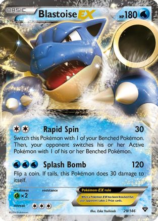 Image of Blastoise EX 029/146  - Holofoil XY Base Set - Ultra Rare