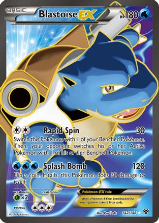 Image of Blastoise EX (142 Full Art) 142  - Holofoil XY Base Set - Ultra Rare