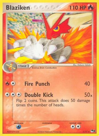 Image of Blaziken 001/017  POP Series 1 - Rare