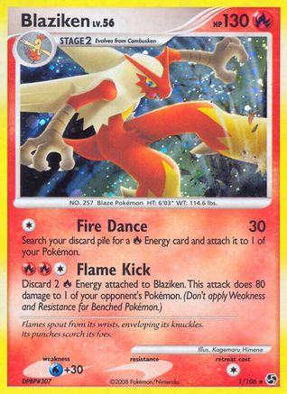 Image of Blaziken 001  - Holofoil Great Encounters - Holo Rare