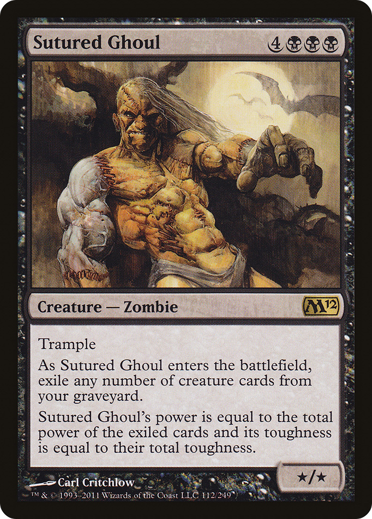Image of Sutured Ghoul (M12-112) - Magic 2012 Foil