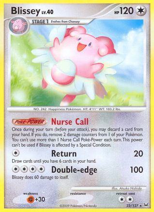 Image of Blissey 022  Platinum - Rare