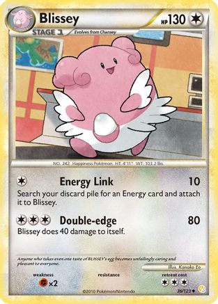 Image of Blissey 036  - Reverse Holofoil HeartGold SoulSilver - Uncommon