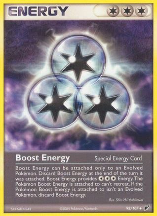 Image of Boost Energy 093  - Reverse Holofoil Deoxys - Uncommon