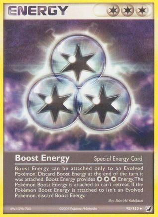 Image of Boost Energy 098  - Reverse Holofoil Unseen Forces - Uncommon