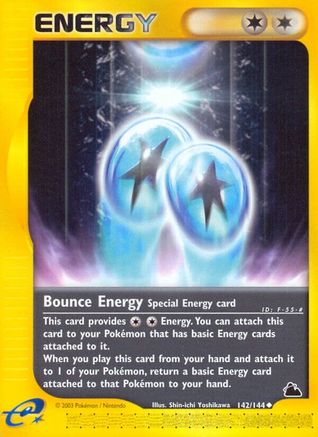 Image of Bounce Energy 142  - Reverse Holofoil Skyridge - Uncommon
