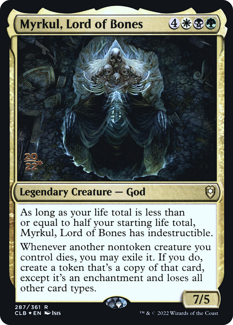 Image of Myrkul, Lord of Bones (PRE-287) - Battle for Baldur's Gate Promos Foil