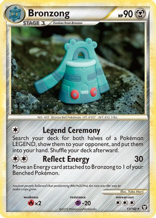 Image of Bronzong 015  - Reverse Holofoil Triumphant - Rare