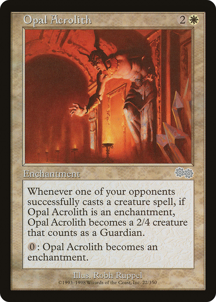 Image of Opal Acrolith (USG-022) - Urza's Saga
