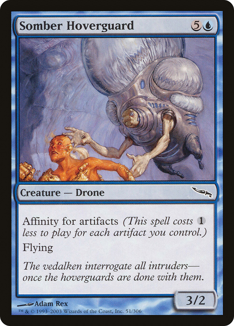 Image of Somber Hoverguard (MRD-051) - Mirrodin