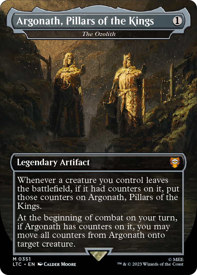 Image of Argonath, Pillars of the Kings - The Ozolith (LTC-351) - Tales of Middle-earth Commander / Argonath, Pillars of the Kings (Borderless) Foil