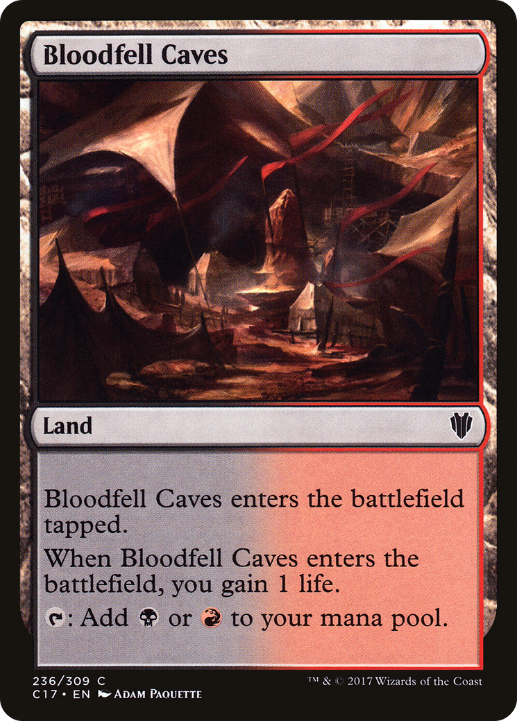 Image of Bloodfell Caves (C17-236) - Commander 2017