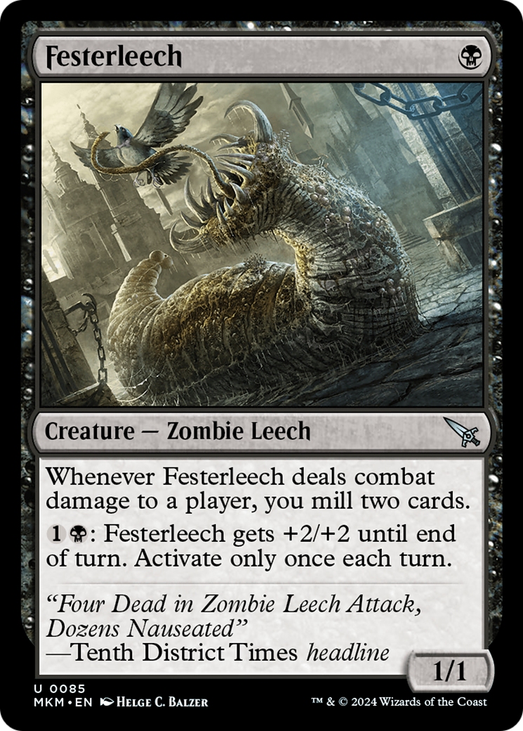Image of Festerleech (MKM-085) - Murders at Karlov Manor Foil