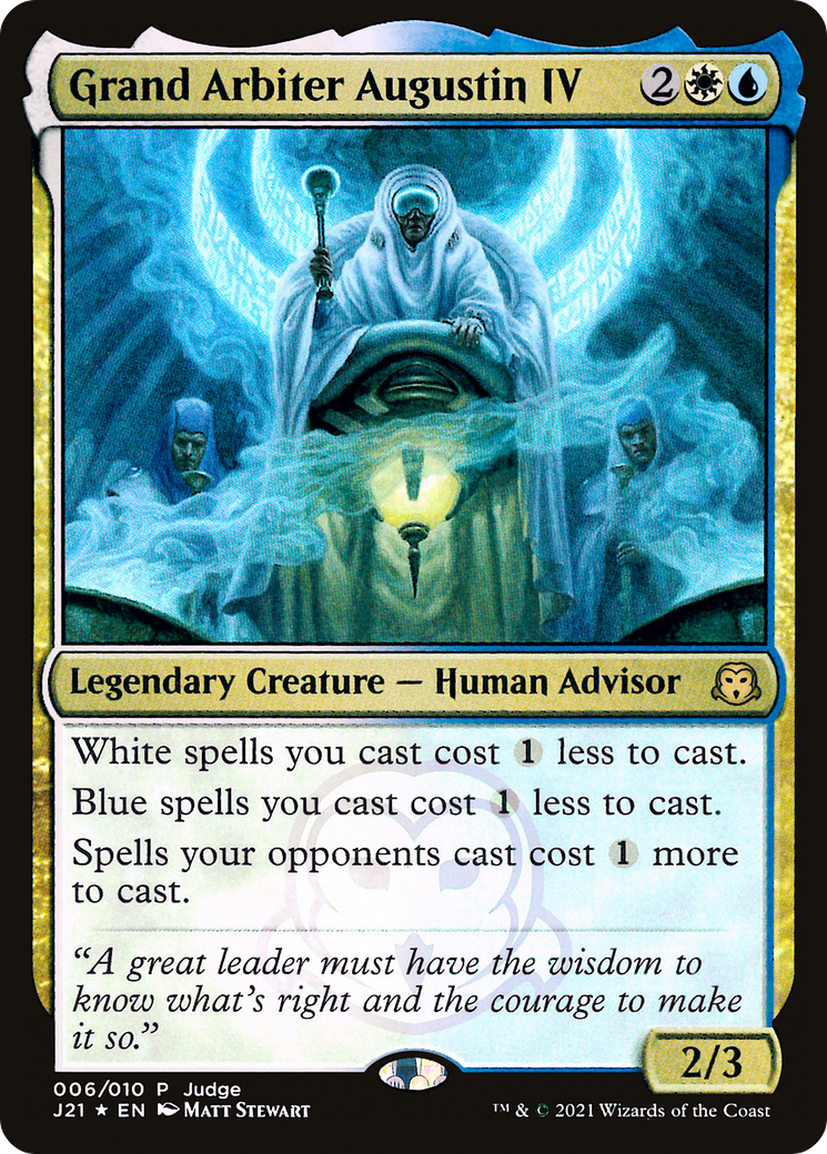 Image of Grand Arbiter Augustin IV (JDG-006) - Judge Gift Cards 2021 Foil