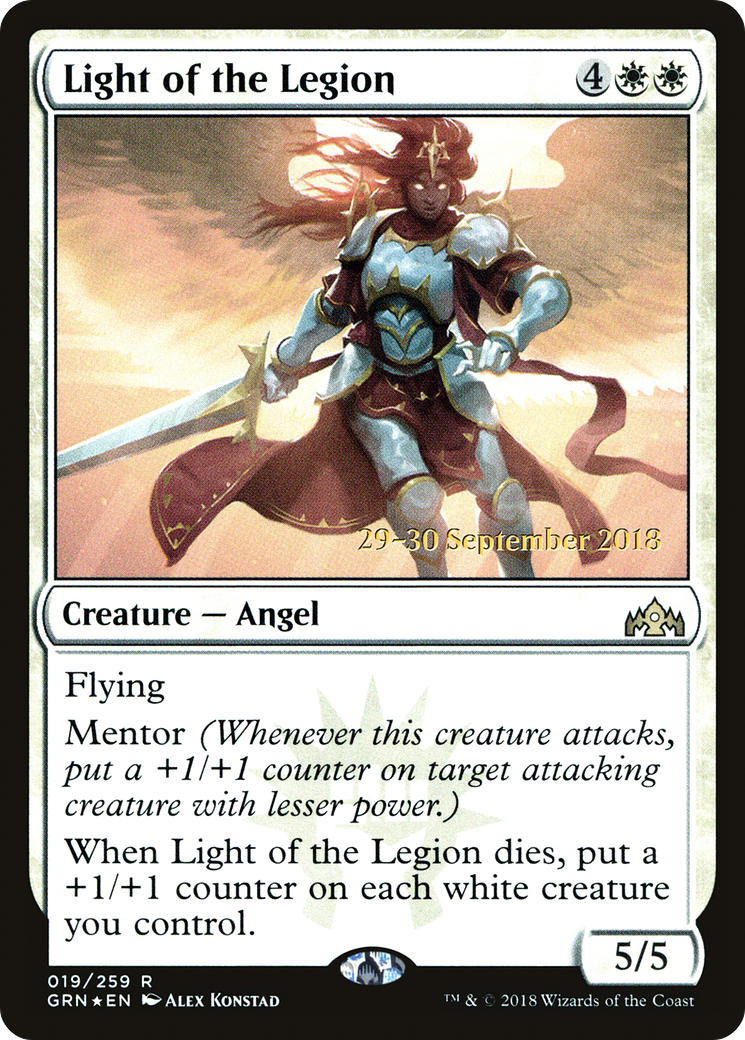 Image of Light of the Legion (PRE-19S) - Guilds of Ravnica Promos Foil