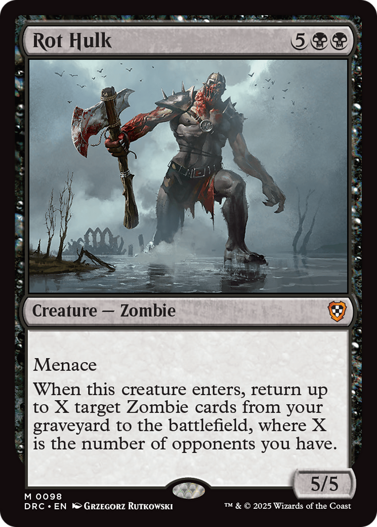 Image of Rot Hulk (DRC-098) - Commander: Aetherdrift