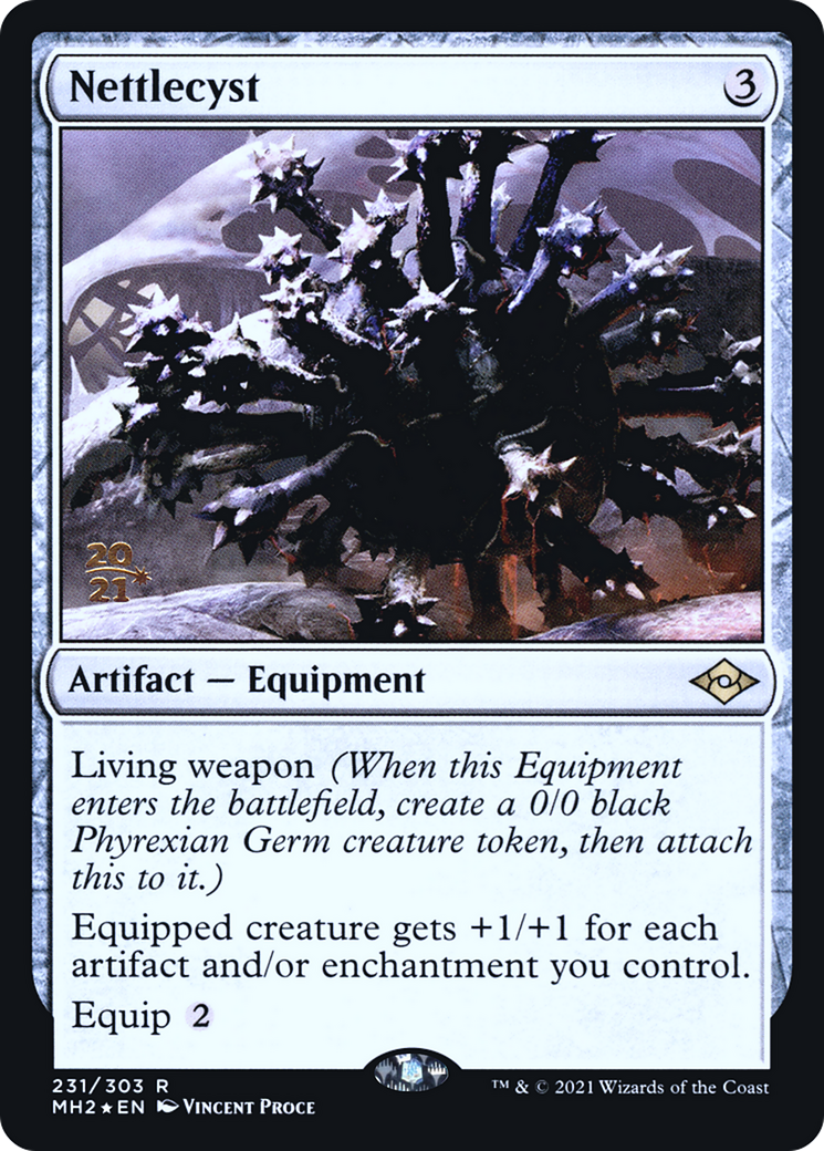 Image of Nettlecyst (PRE-231S) - Modern Horizons 2 Promos Foil