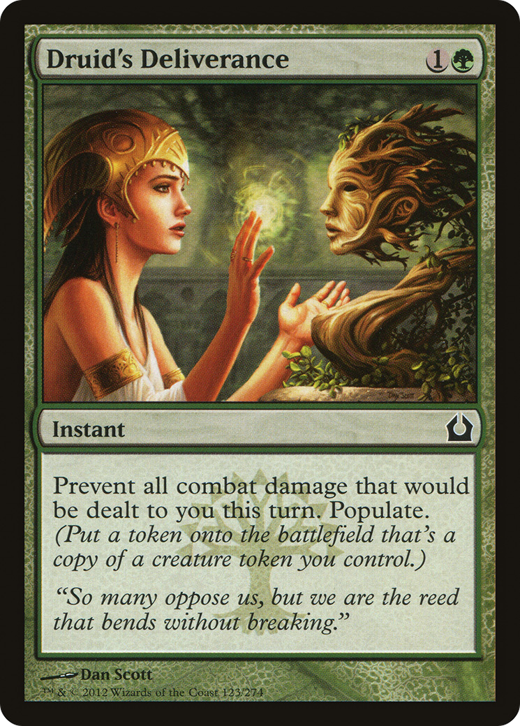 Image of Druid's Deliverance (RTR-123) - Return to Ravnica Foil