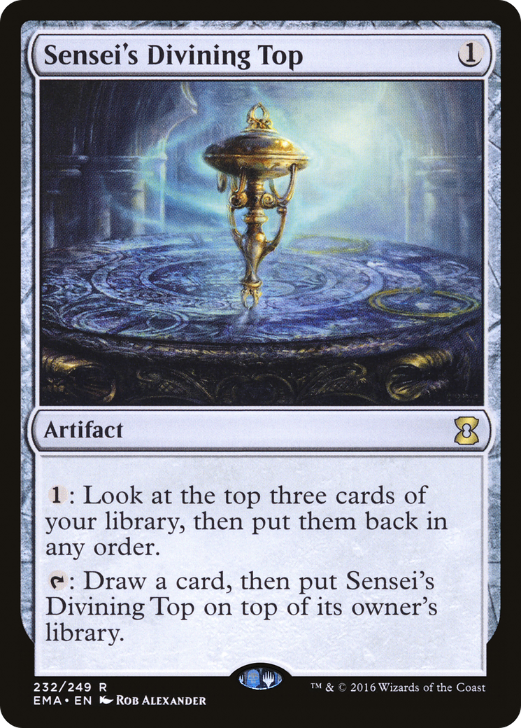 Image of Sensei's Divining Top (EMA-232) - Eternal Masters Foil