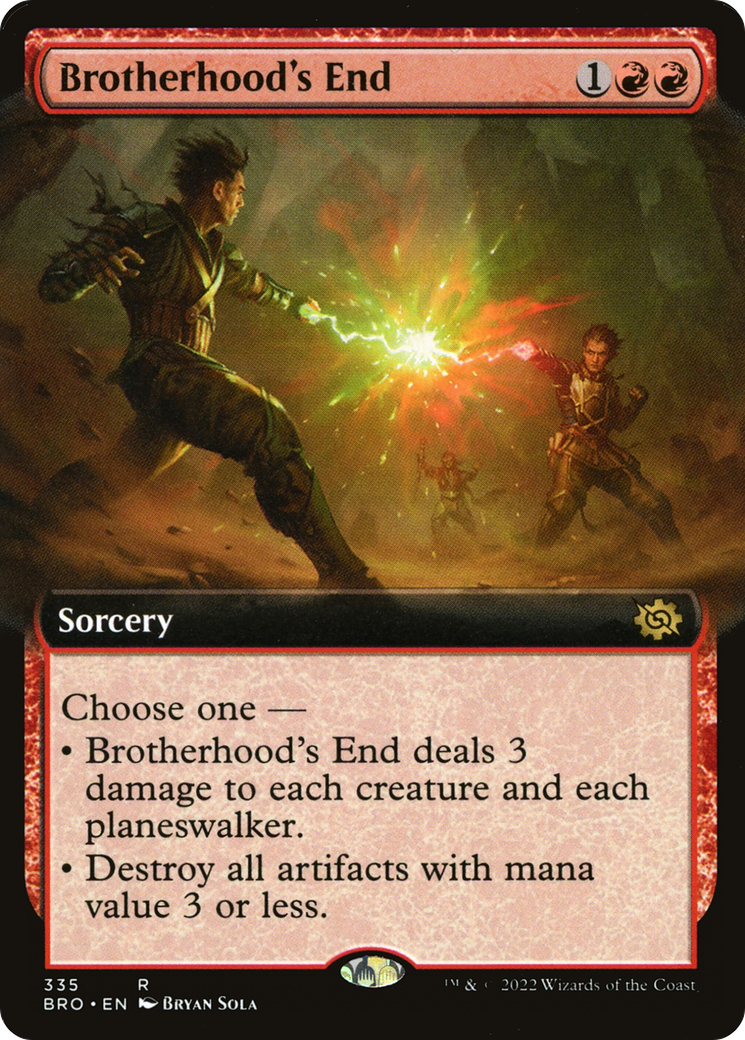 Image of Brotherhood's End (Extended Art) (BRO-335) - The Brothers' War: (Extended Art) Foil