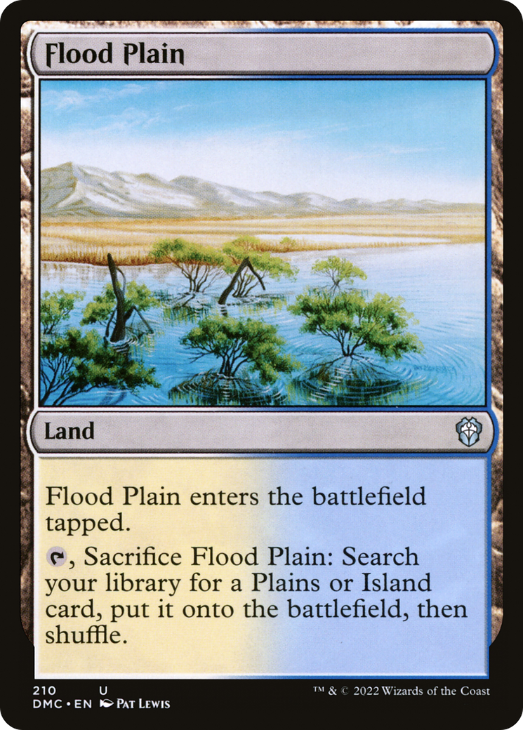 Image of Flood Plain (DMC-210) - Dominaria United Commander
