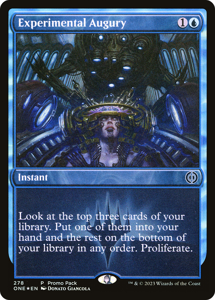Image of Experimental Augury (PPONE-278) - Phyrexia: All Will Be One