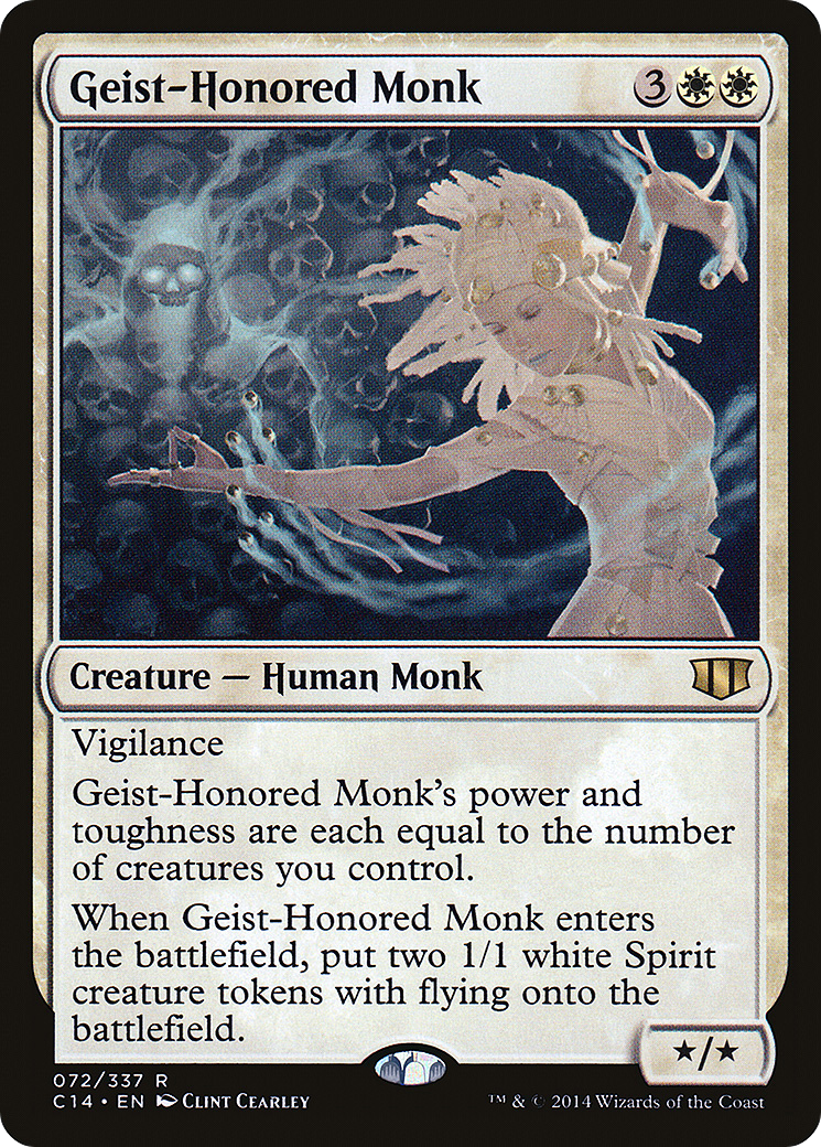 Image of Geist-Honored Monk (C14-072) - Commander 2014