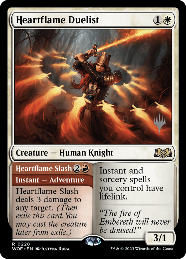 Image of Heartflame Duelist (PPWOE-228) - Wilds of Eldraine Promos Foil