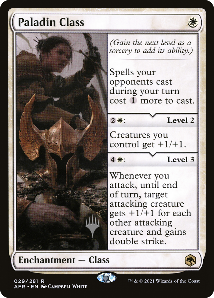 Image of Paladin Class (PPAFR-29P) - Adventures in the Forgotten Realms Promos