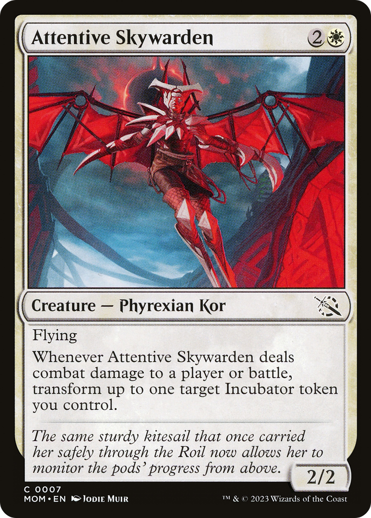 Image of Attentive Skywarden (MOM-007) - March of the Machine Foil