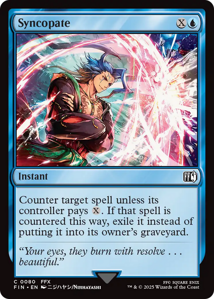 Image of Syncopate (FIN-080) - FINAL FANTASY Foil