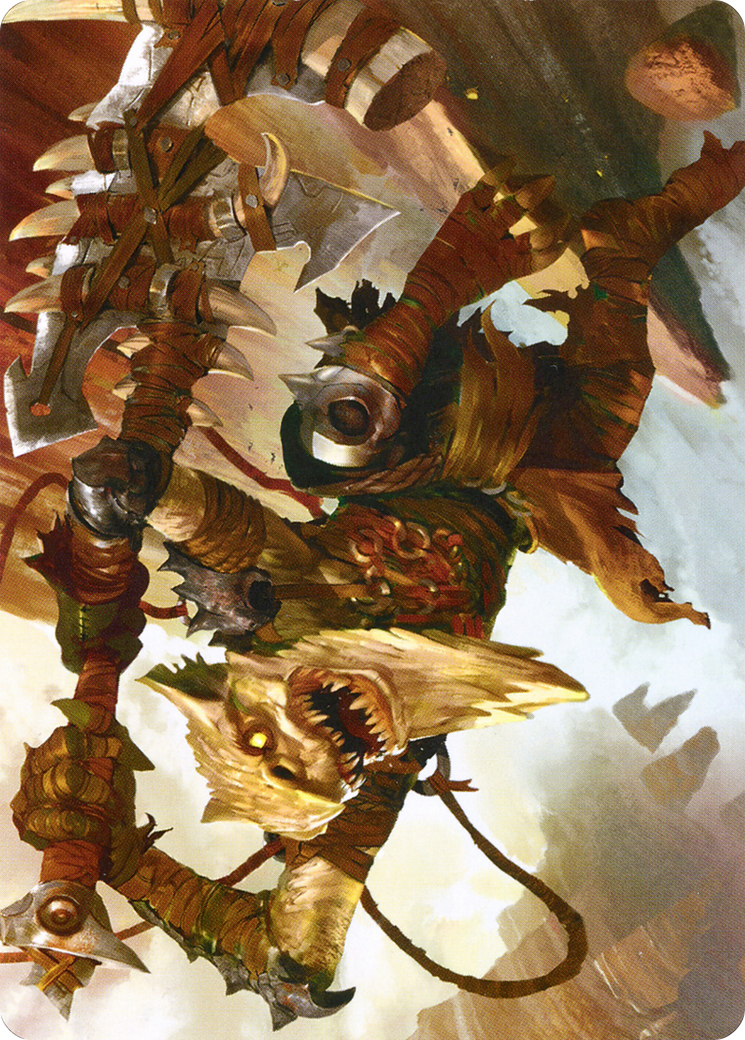Image of Teeterpeak Ambusher // Teeterpeak Ambusher (AZNR-067) - Zendikar Rising Art Series (Borderless) Foil