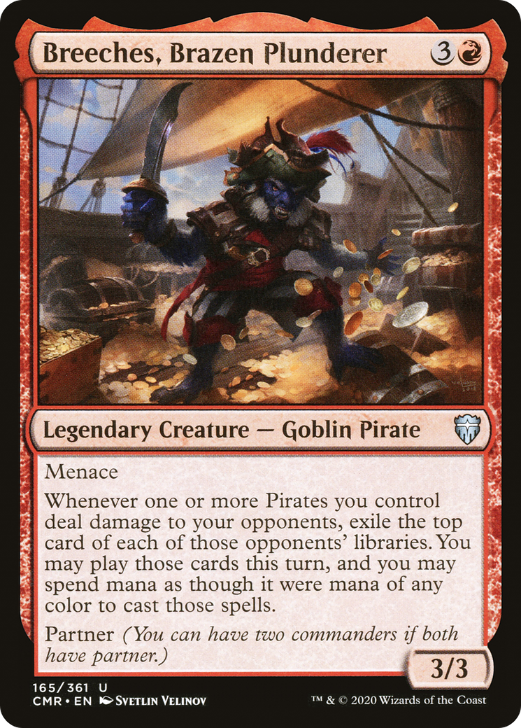Image of Breeches, Brazen Plunderer (CMR-165) - Commander Legends Foil