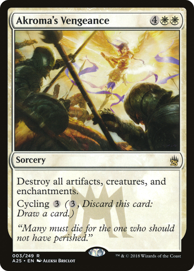 Image of Akroma's Vengeance (A25-003) - Masters 25 Foil