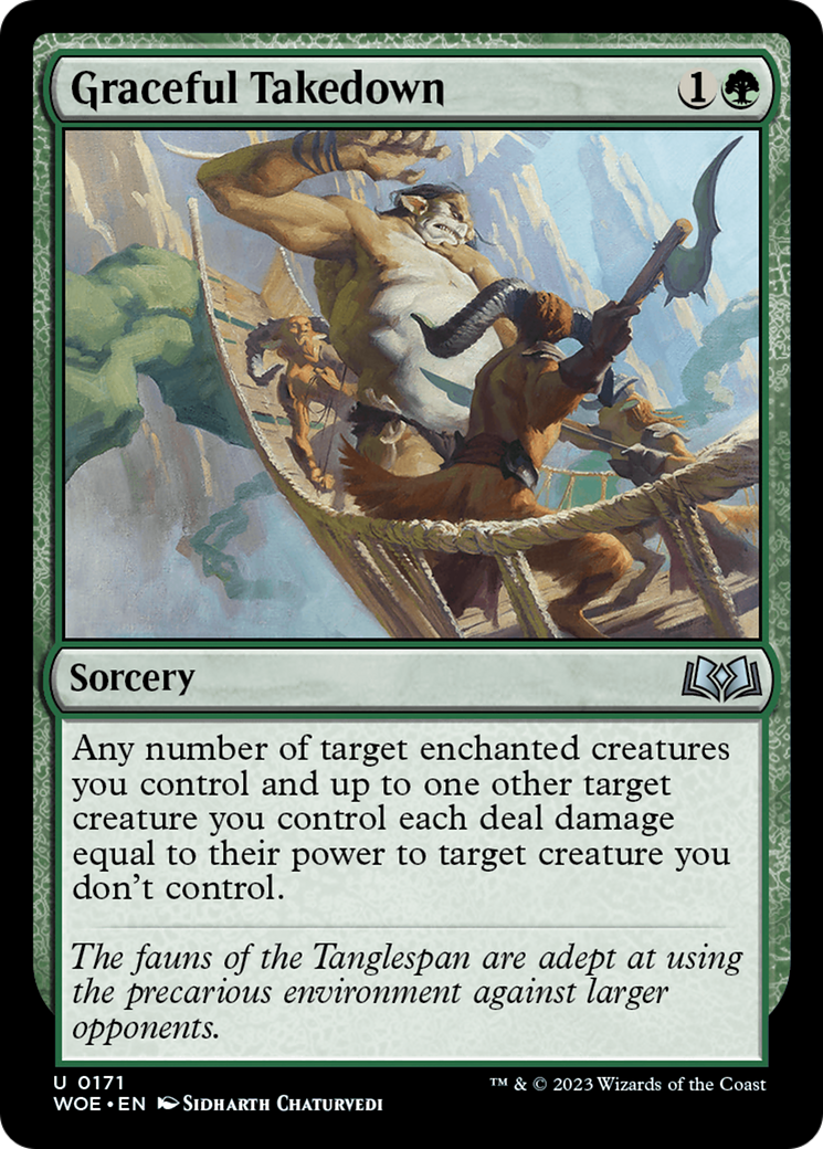 Image of Graceful Takedown (WOE-171) - Wilds of Eldraine Foil