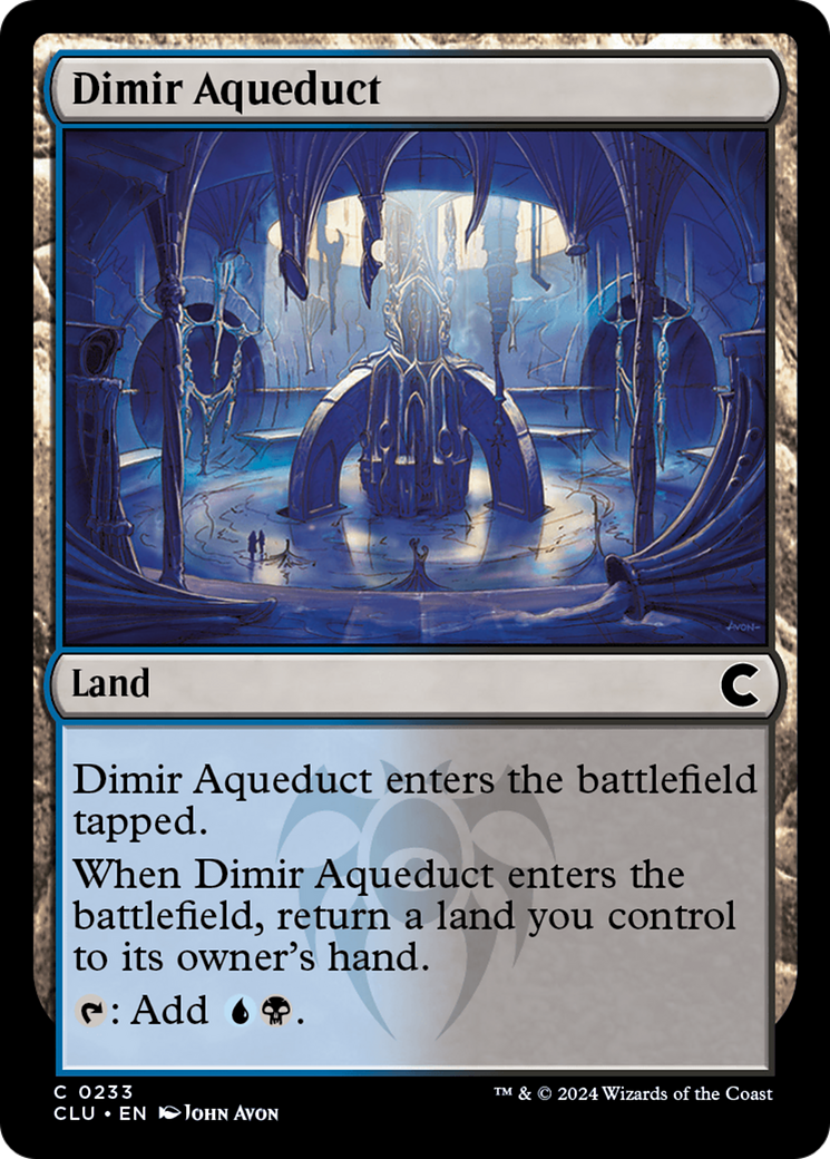 Image of Dimir Aqueduct (CLU-233) - Ravnica: Clue Edition