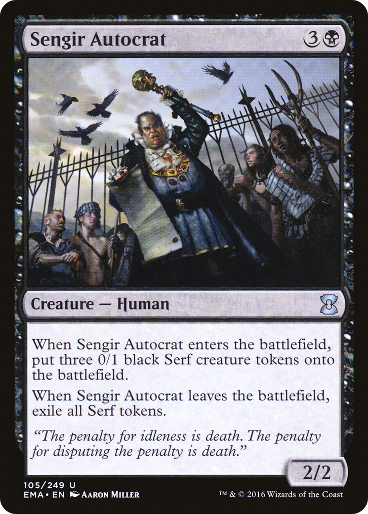 Image of Sengir Autocrat (EMA-105) - Eternal Masters