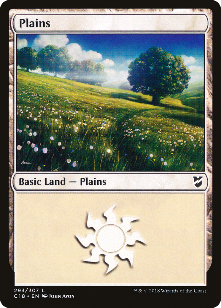 Image of Plains (293) (C18-293) - Commander 2018