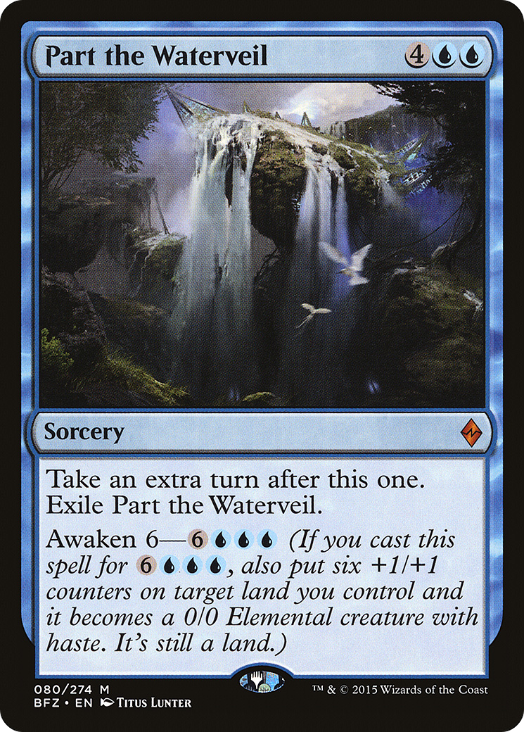 Image of Part the Waterveil (BFZ-080) - Battle for Zendikar