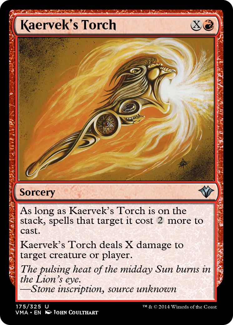 Image of Kaervek's Torch (VMA-175) - Vintage Masters