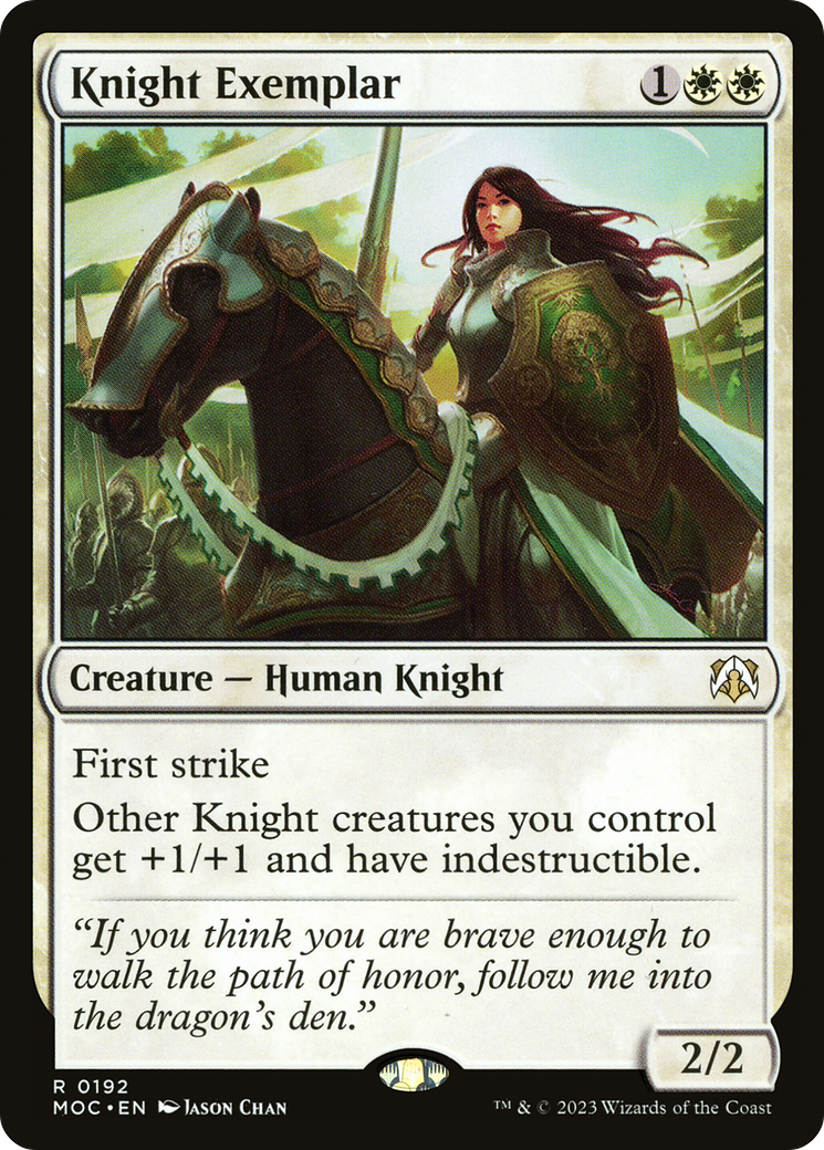 Image of Knight Exemplar (MOC-192) - March of the Machine Commander