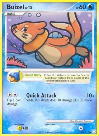 Image of Buizel 075  - Reverse Holofoil Mysterious Treasures - Common