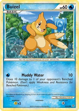Image of Buizel 045  - Reverse Holofoil Unleashed - Common