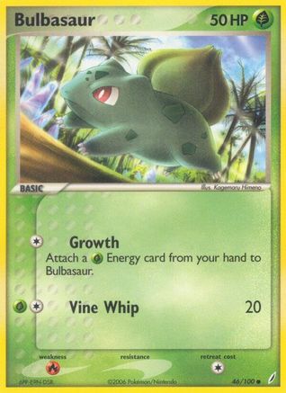 Image of Bulbasaur 046/100  Crystal Guardians - Common